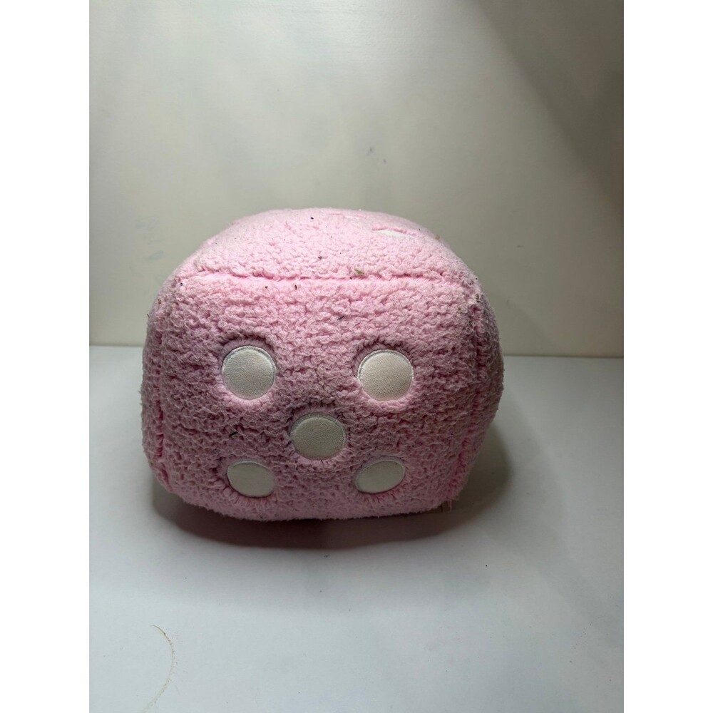 Pink Dice Pillow